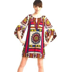 Diane von Furstenberg Tabalah Pure Silk Tunic Dress